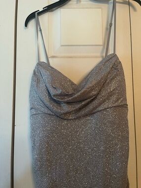 NWT Emerald Sundae Silver Glitter Dress